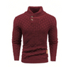 MAGLIONE COLLO ALTO E BOTTONI 100% LANA